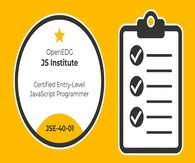 JSE – Certified Entry Level JavaScript Programmer